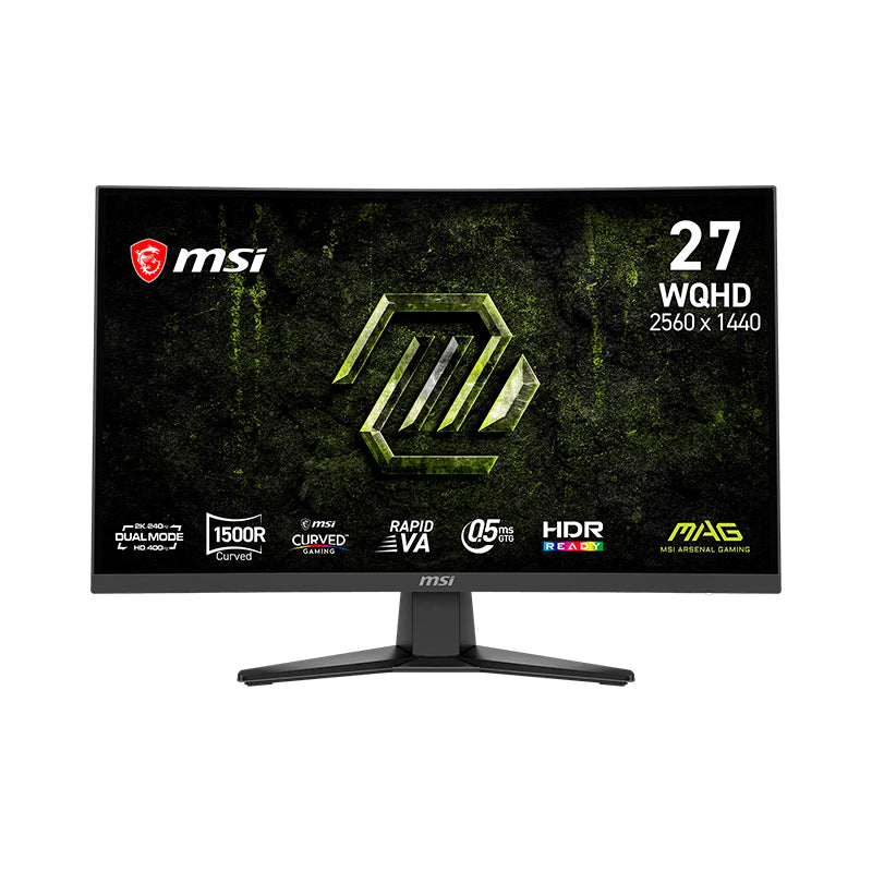 MSI MAG 275CQDF X24 Monitor Gaming 27" Curvo WQHD VA