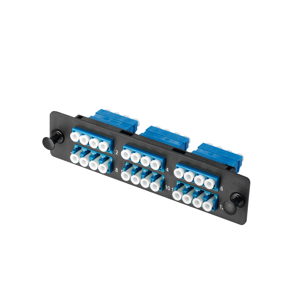 NEXCONEC MP3PL01 Panel Fibra Optica LGX con 24 Acopladores LC Monomodo