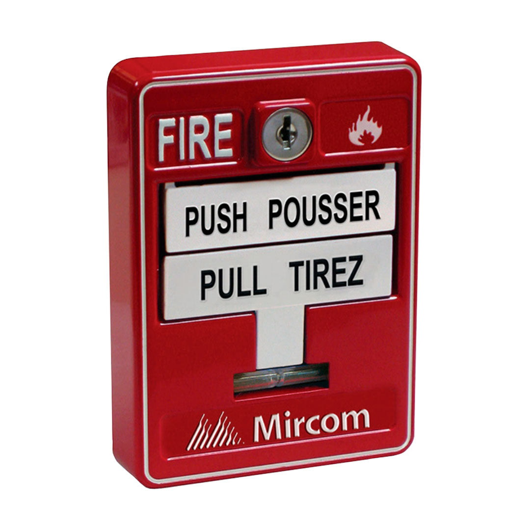 MIRCOM MS-710MPU Estación manual direccionable doble acción con llave