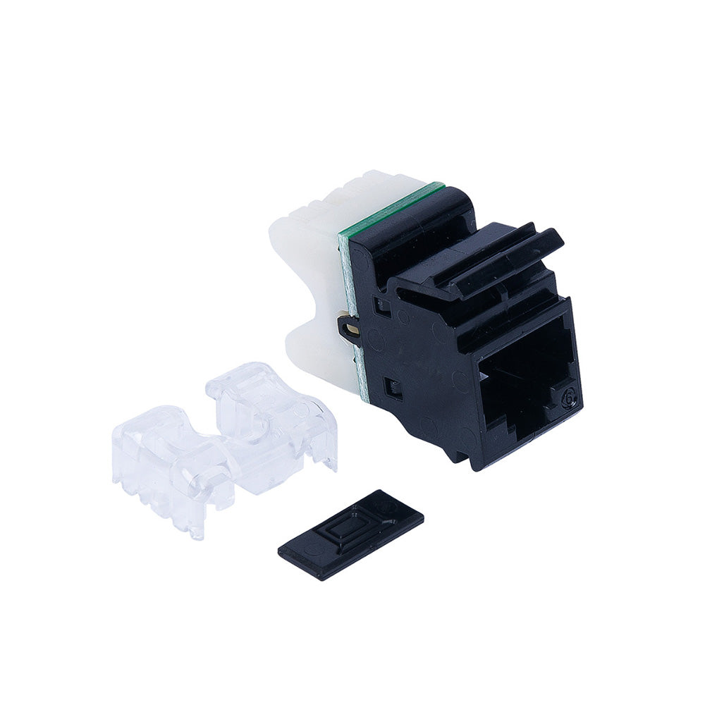 SIEMON MX6-F01B Jack Cat6 Plano Color  Negro