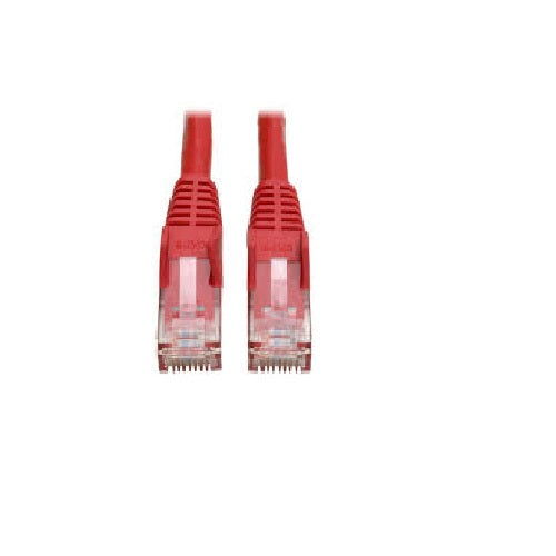 TRIPP-LITE N201-001-RD Cable Ethernet UTP Cat6 Gigabit (RJ45 M/M) PoE Rojo 30.48cm 