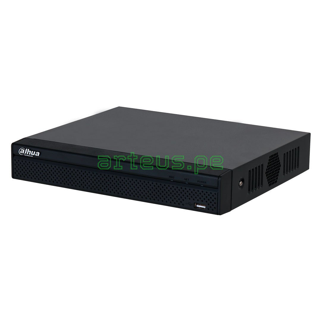DAHUA NVR2108HS-8P-S3 Grabador de Vídeo en Red Compacto de 8 canales 1U 1 HDD y 8 PoE