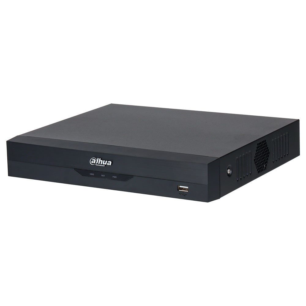 DAHUA NVR4116HS Grabador NVR 4K 16CH(16MP) 256Mbps 1HDD(16TB) WIZSENSE QUICK PICK
