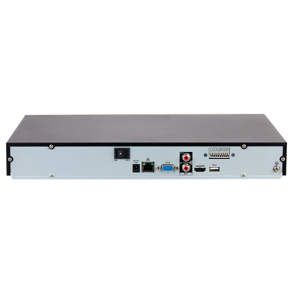 DAHUA NVR4208-8P-4KS3 Grabador NVR 4K 8CH(12MP) POE 160Mbps 2HDD hasta 20TB. SMD PLUS