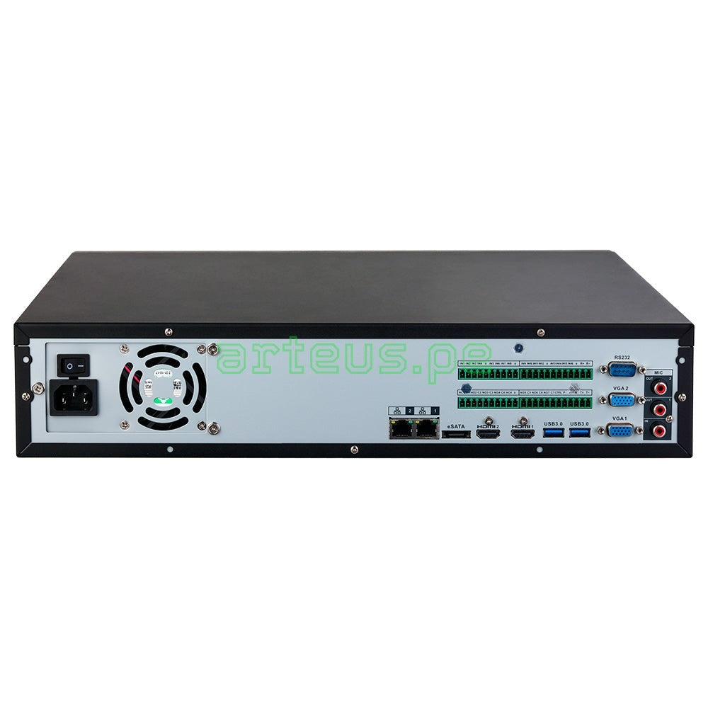 DAHUA NVR5832-EI Grabador NVR 4K, 32CH(24MP), 384Mbps, 8HDD hasta 20TB, WIZSENSE, ACUPICK, AI, ANPR