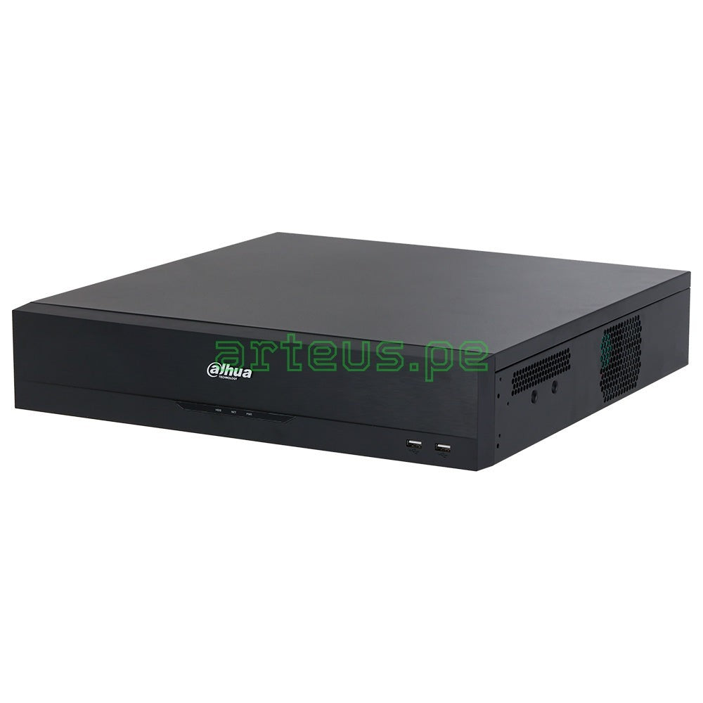 DAHUA NVR5832-EI Grabador NVR 4K, 32CH(24MP), 384Mbps, 8HDD hasta 20TB, WIZSENSE, ACUPICK, AI, ANPR