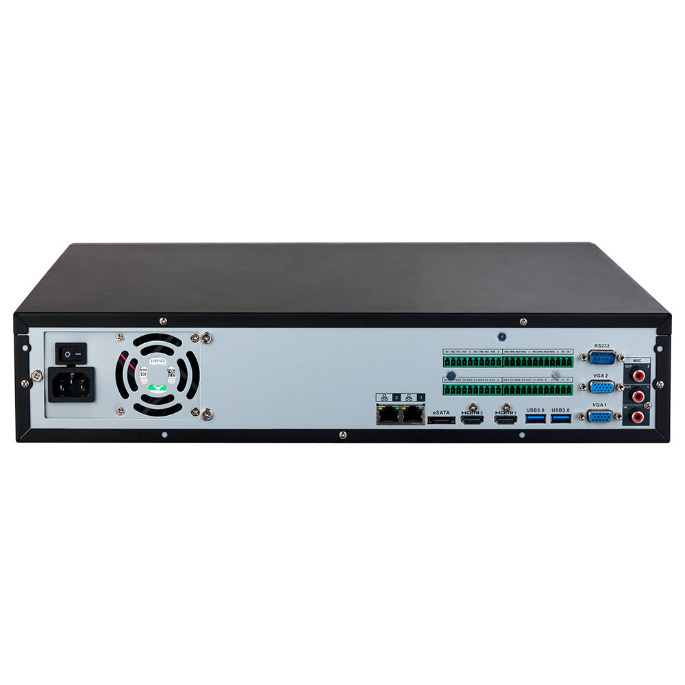 DAHUA NVR5864-EI NVR Grabador 4K 64CH(24MP), 384Mbps, 8HDD hasta 20TB, WizSense, AI, ACUPICK, ANPR