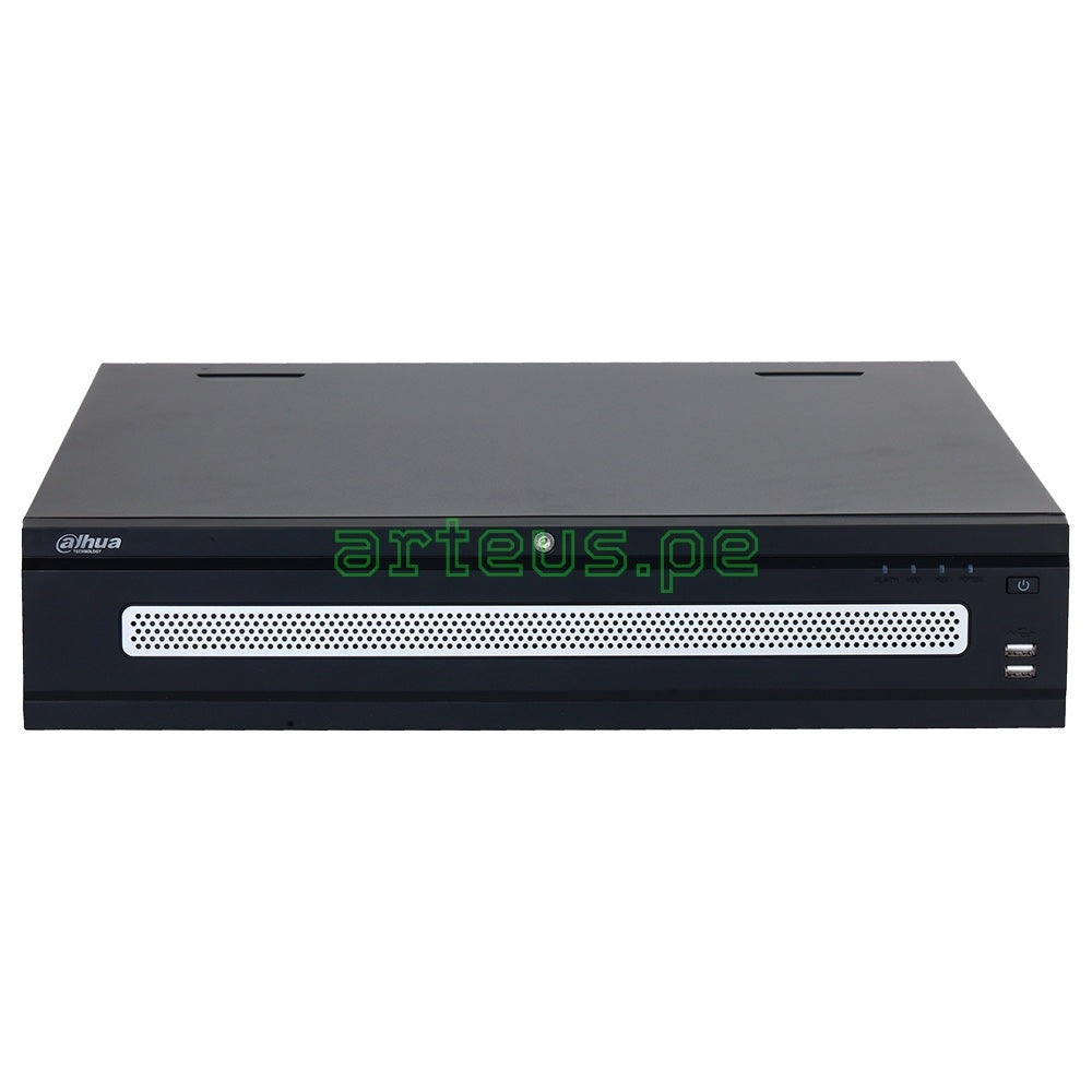 DAHUA NVR608H-64-XI Grabador NVR 4K 64CH(32MP) 1024Mbps, 8HDD, 1eSata, Raid. WIZMIND