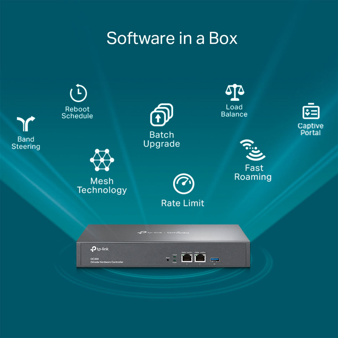 TP-LINK OC300 Controlador Hardware Cloud Omada 500 Puntos