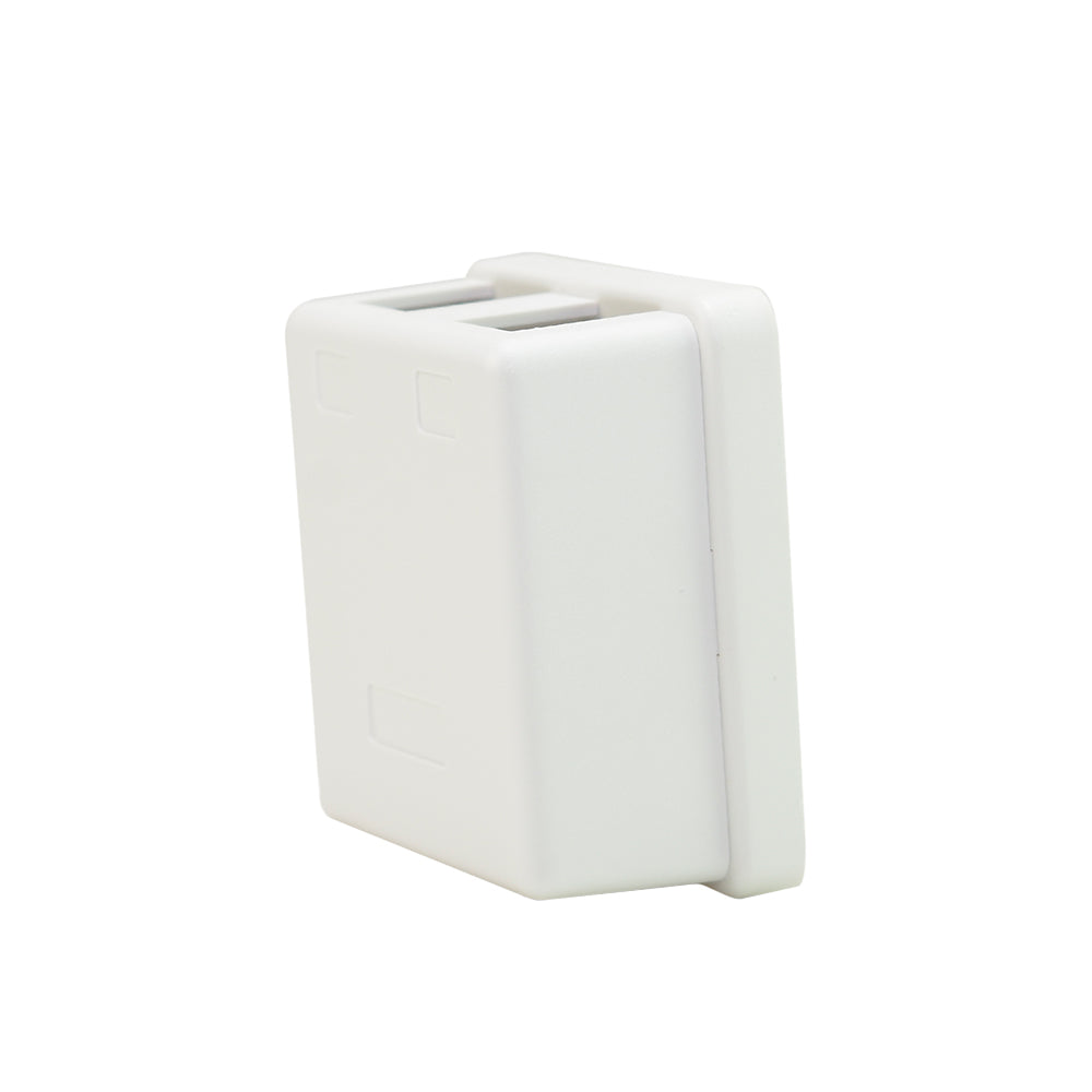 LINKBASIC OUZ22 Roseta para 2 puertos Color blanco