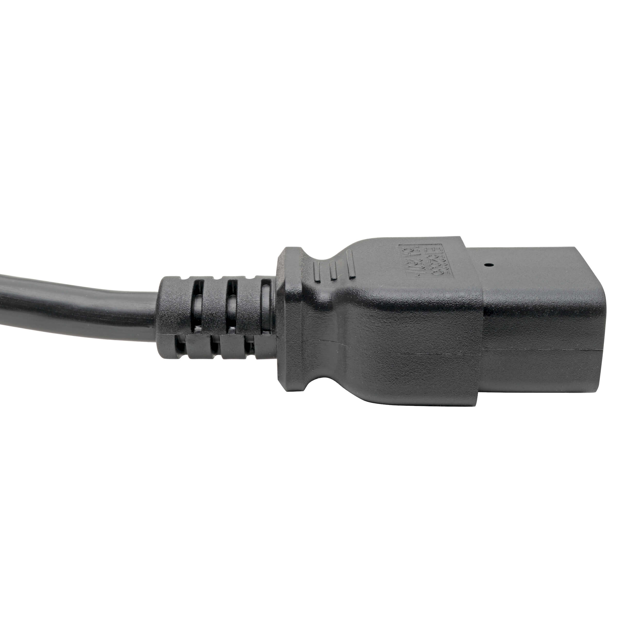 TRIPP-LITE P047-010 Cable de alimentación, C19 a C14, Alta resistencia, 15 A, 250 V, 14 AWG, 3.05 m (10 pies), negro