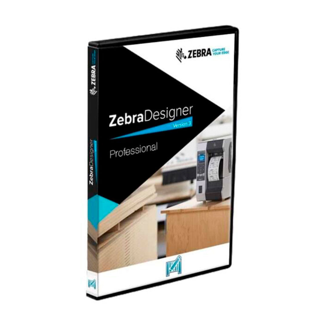 ZEBRA DESIGNER PRO 3 Software de diseño de etiquetas para activación 1 PC Licencia virtual