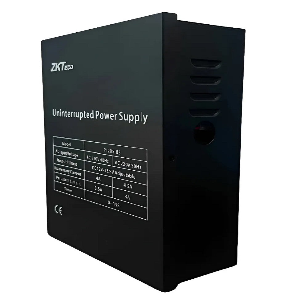 ZKTECO	P1205-B3 Fuente de Alimentación con Carga de Batería 12V 5A