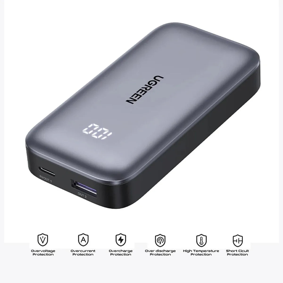 UGREEN  PB502 25185 Mini Powerbank 10000mAh 30W Cargador portátil