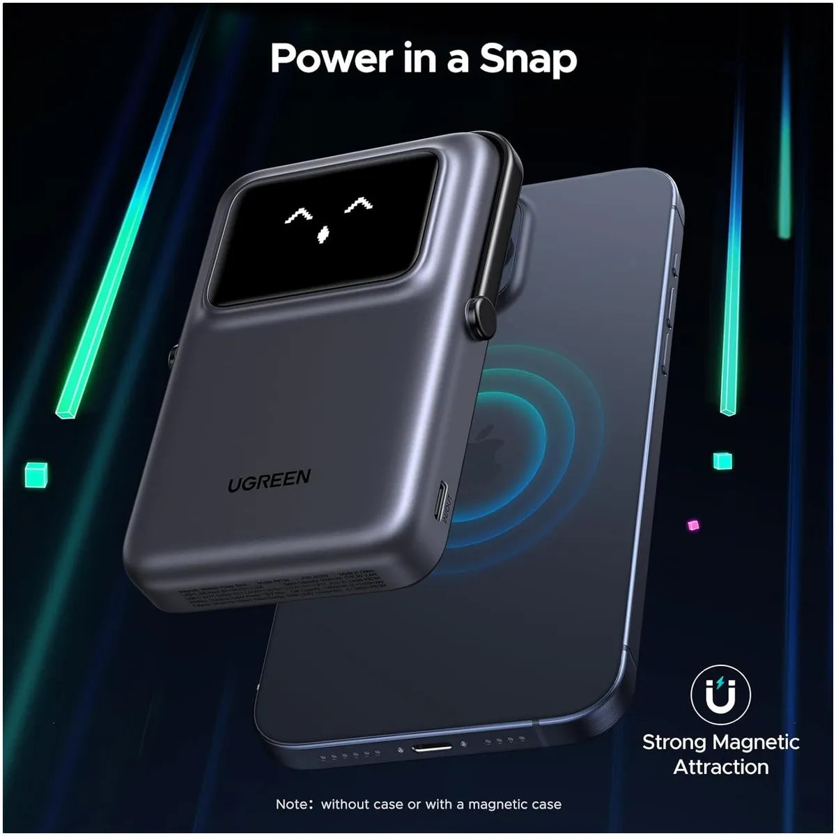 UGREEN PB572 45327 Power Bank Inalámbrico Magnético 10000mAh PD Qi