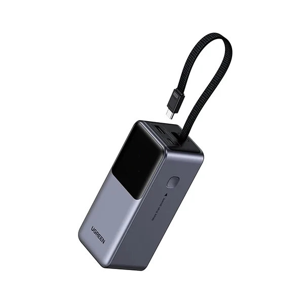 UGREEN PB723 55365B Power Bank con Cable Integrado 20000mAh