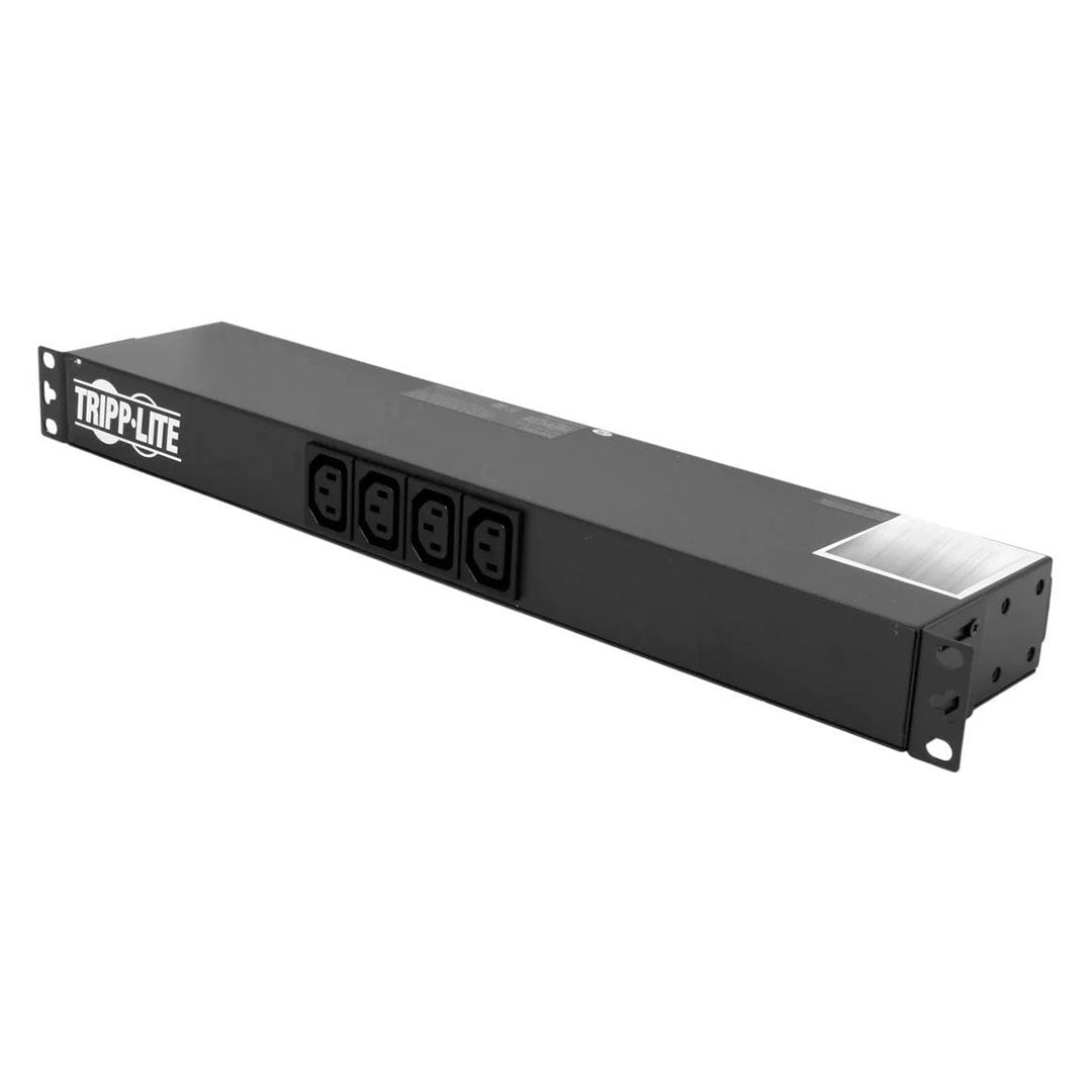 TRIPP-LITE PDU12IEC PDU Básico Monofásico 1.9kW 3.8kW de 120V~240V 14 Tomacorrientes (12 C13y2 C19) Entrada C20 16A Instalación 1U de Rack