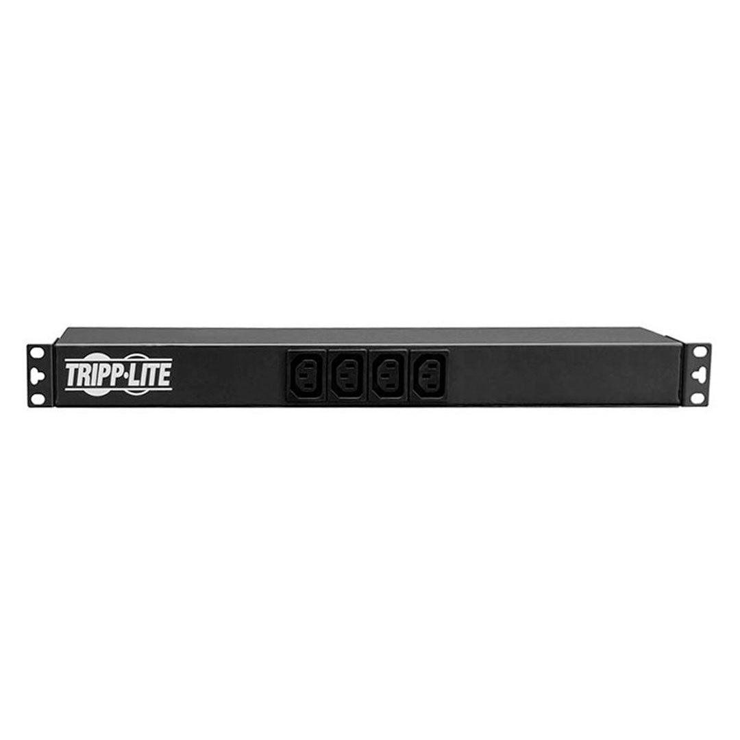 TRIPP-LITE PDU12IEC PDU Básico Monofásico 1.9kW 3.8kW de 120V~240V 14 Tomacorrientes (12 C13y2 C19) Entrada C20 16A Instalación 1U de Rack