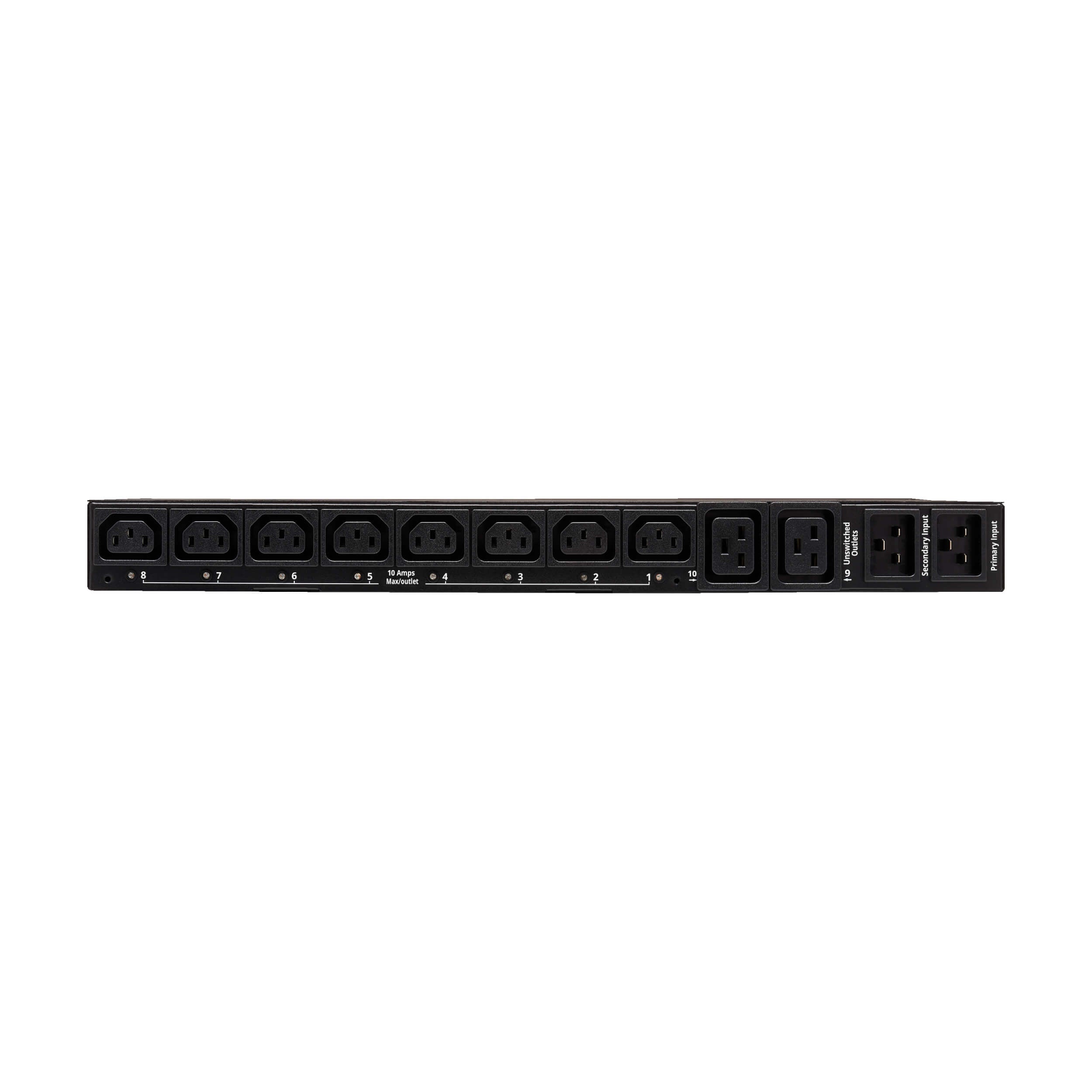 TRIPP-LITE PDUMH20HVATNET Controlable Monofásico de 3.2-3.8 kW tomacorrientes 200-240V (8 C13 y 2 C19) 2 C20 Cable 3.6m (12 pies) para instalación en Rack de 1U TAA