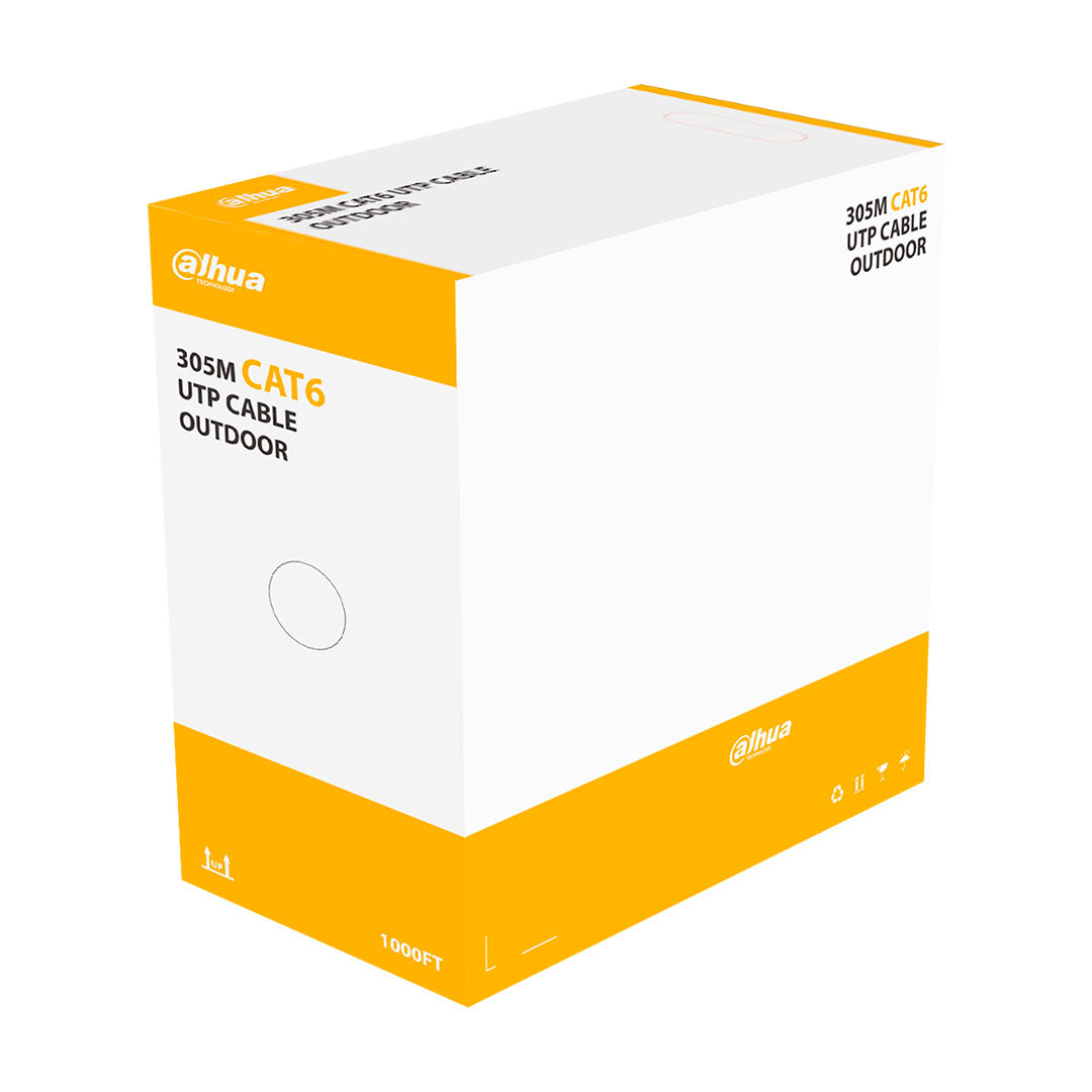 DAHUA PFM920-6UN Cable UTP CAT6 para exterior 305m