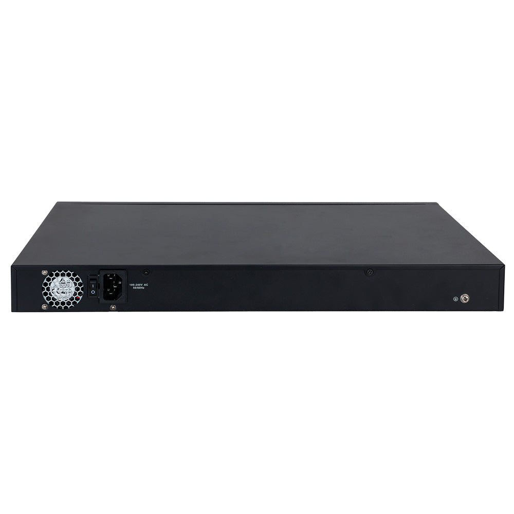 DAHUA DH-PFS3226-24ET-240 Switch PoE de 24 puertos 10/100 240W, 2 puertos SFP 1G de Fibra Óptica. Administrable Capa 2. HI-POE