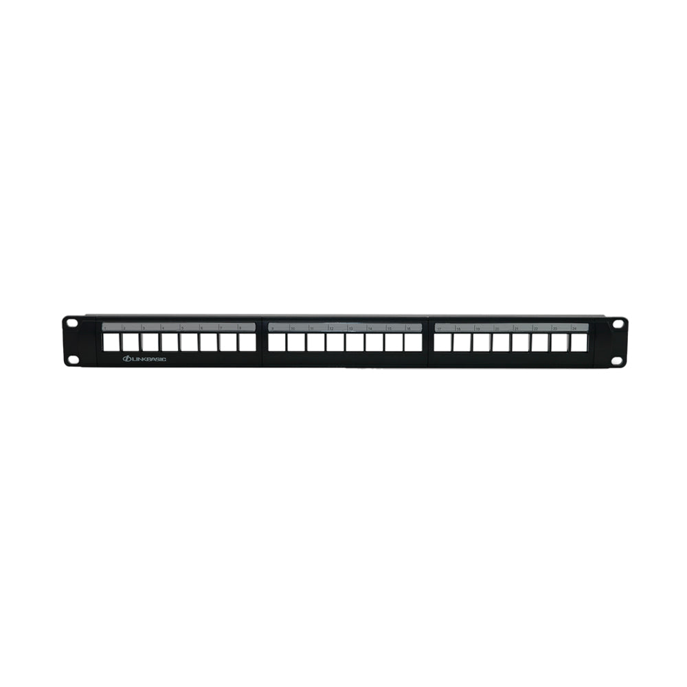 LINKBASIC PNA24-KJ Patch Panel 24 Puertos Modular (Jacks no incluidos)