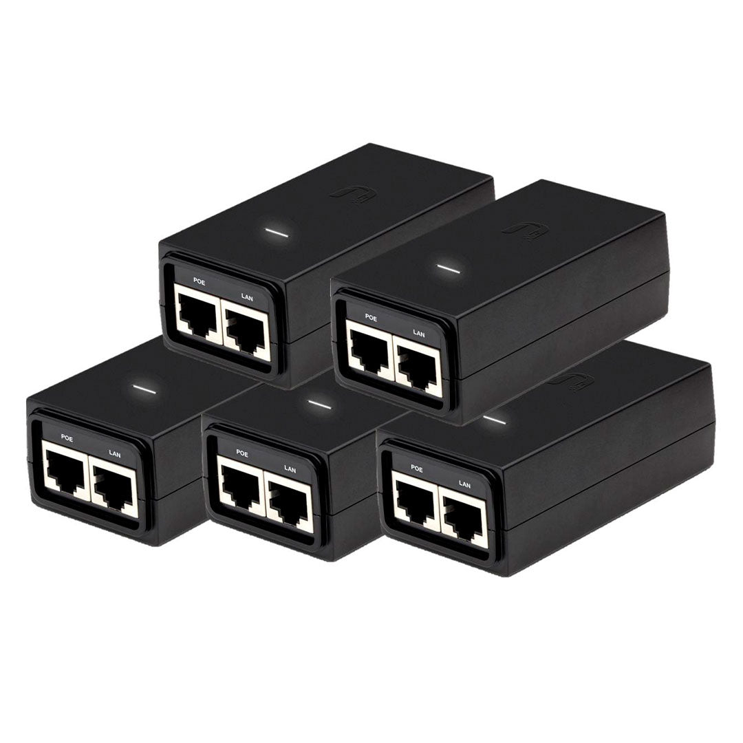 UBIQUITI POE-24-24W-5P 5-PACK Inyector PoE pasivo 24V 1A 24W