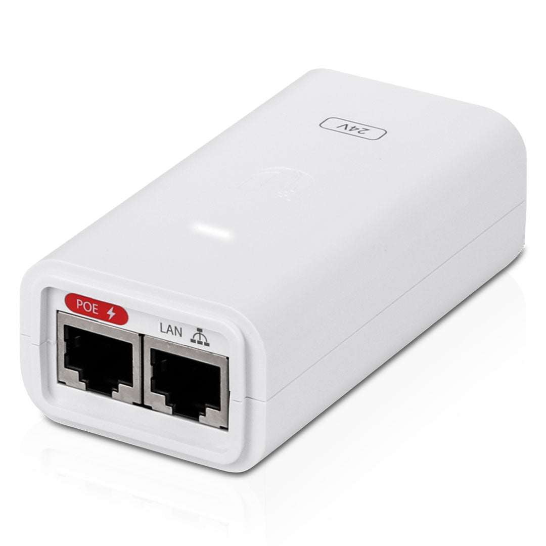 UBIQUITI POE-24-7W-G-WH Inyector PoE pasivo 24V 0.3A 30W
