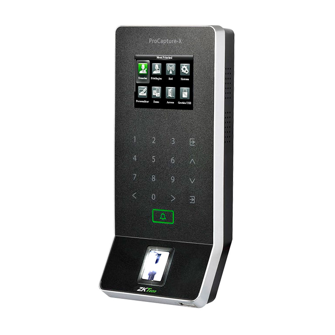 ZKTECO PROCAPTURE-X Control de Acceso PoE con Lector de Huella y Tarjeta