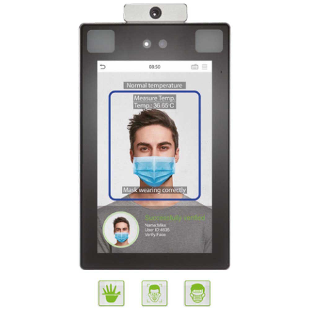ZKTECO PROFACE X-CH-TD Control de Acceso con Verificación de Rostro y Palma