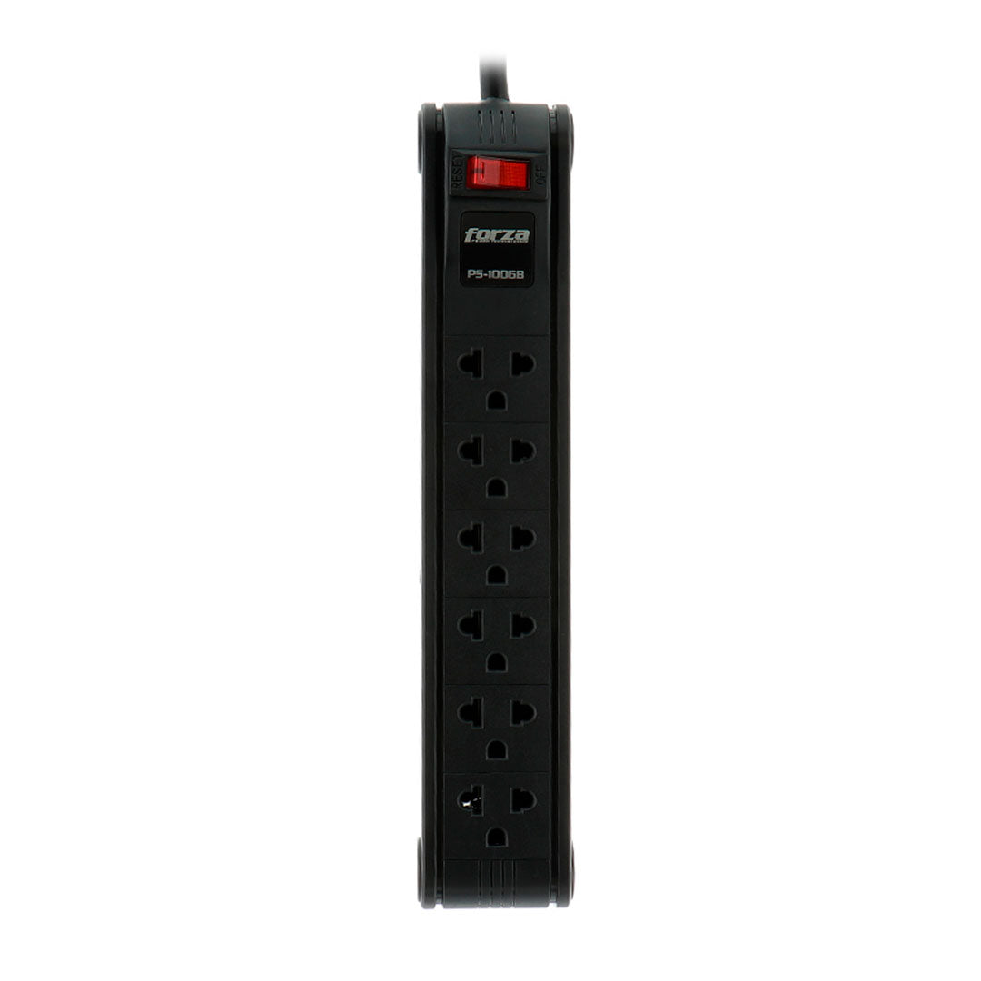 FORZA PS-1006B Regleta Supresor de Picos 1680W 6 tomas 220V