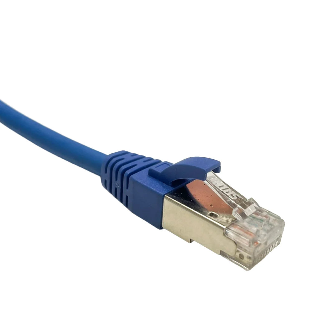SATRA 0103103004 Cable Patch Cord S/FTP Cat6A LSZH 28AWG 30CM AZUL