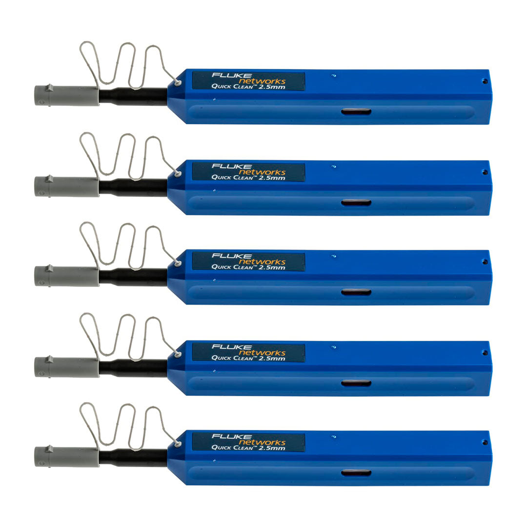 FLUKE QUICKCLEAN-2.5-5P Kit de limpieza Equipos fibra óptica 2,5 mm