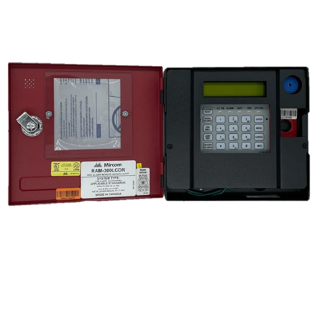 MIRCOM RAM-300LCDR Teclado anunciador remoto para serie FX350