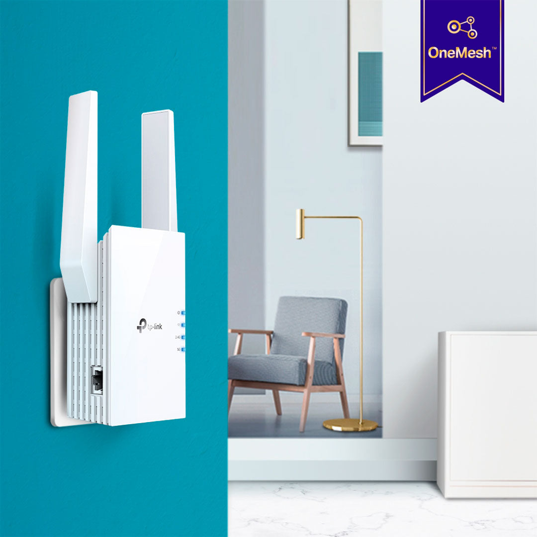 TP-LINK RE605X Repetidor de Señal WiFi6 AX1800 Doble Banda