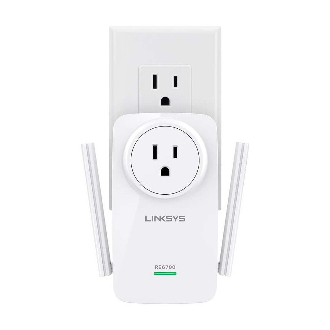 LINKSYS RE6700 Repetidor amplificador de WIFI Doble Banda AC1200 2.4 GHz y 5 GHz