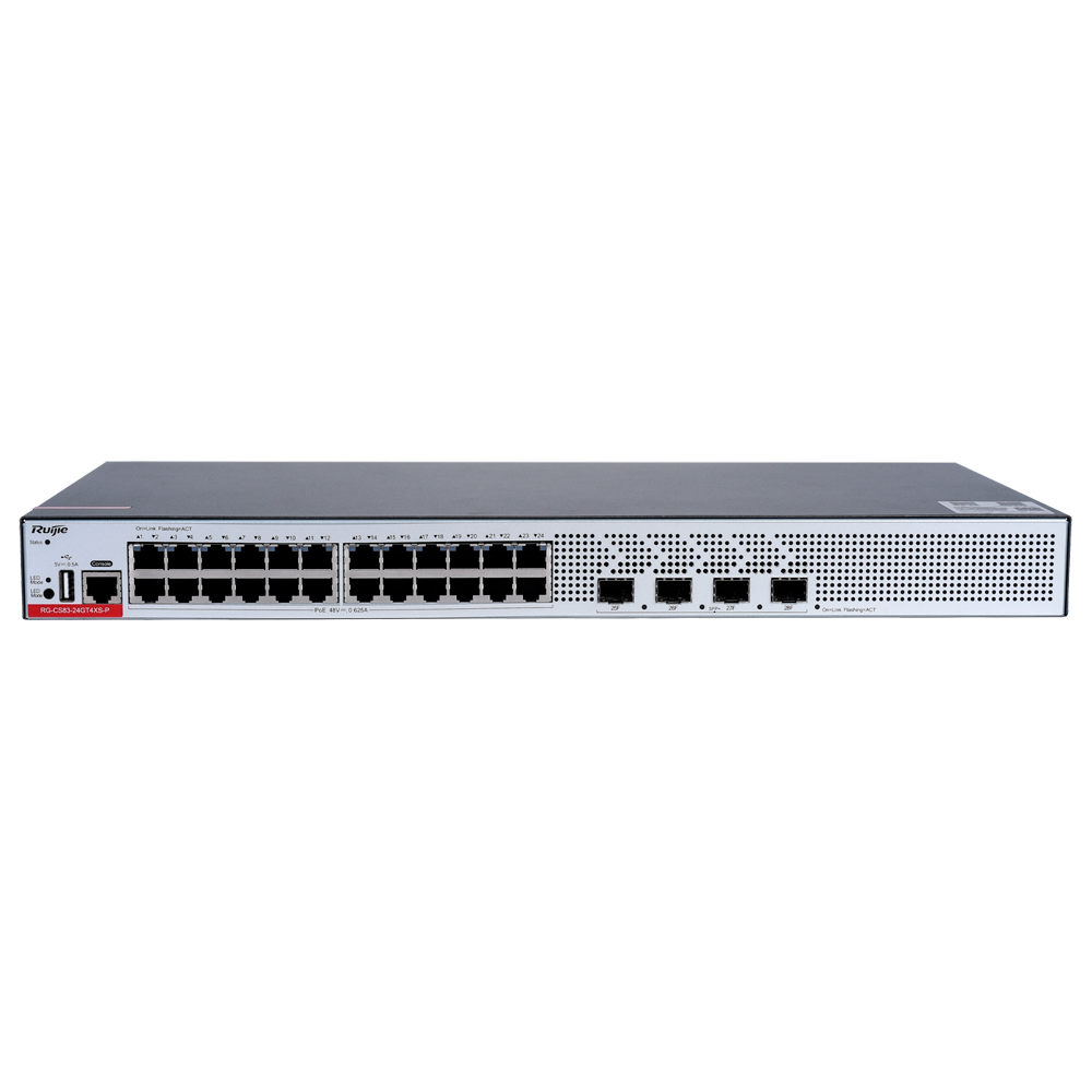 RUIJIE REYEE RG-CS83-24GT4XS-P Switch 24 Puertos Gb PoE+ 4Uplinks 10G L3