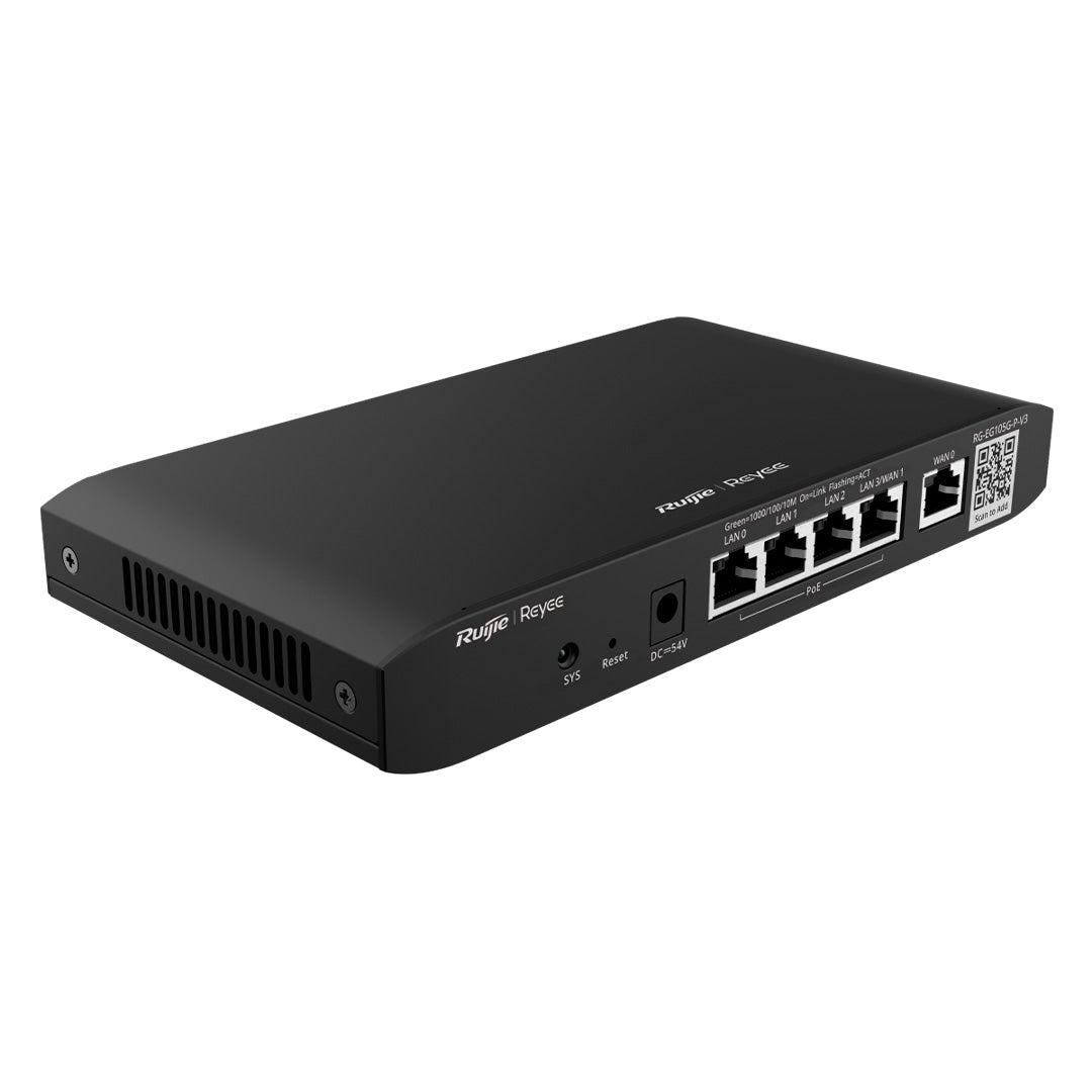 RUIJIE REYEE RG-EG105G-P-V3 Router PoE 5 Puertos Gigabit Cloud