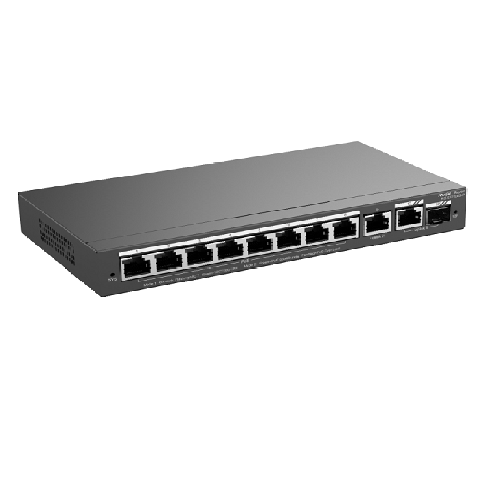RUIJIE REYEE RG-ES210GS-P Switch 8 Puertos Gigabit PoE+ SFP Combo Cloud