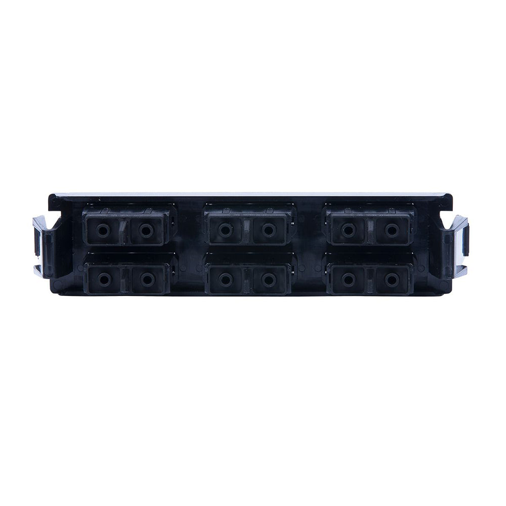 SIEMON RIC-F-SC12-01 Panel FO, con 12 Acopladores, SC MM-SM Color Negro