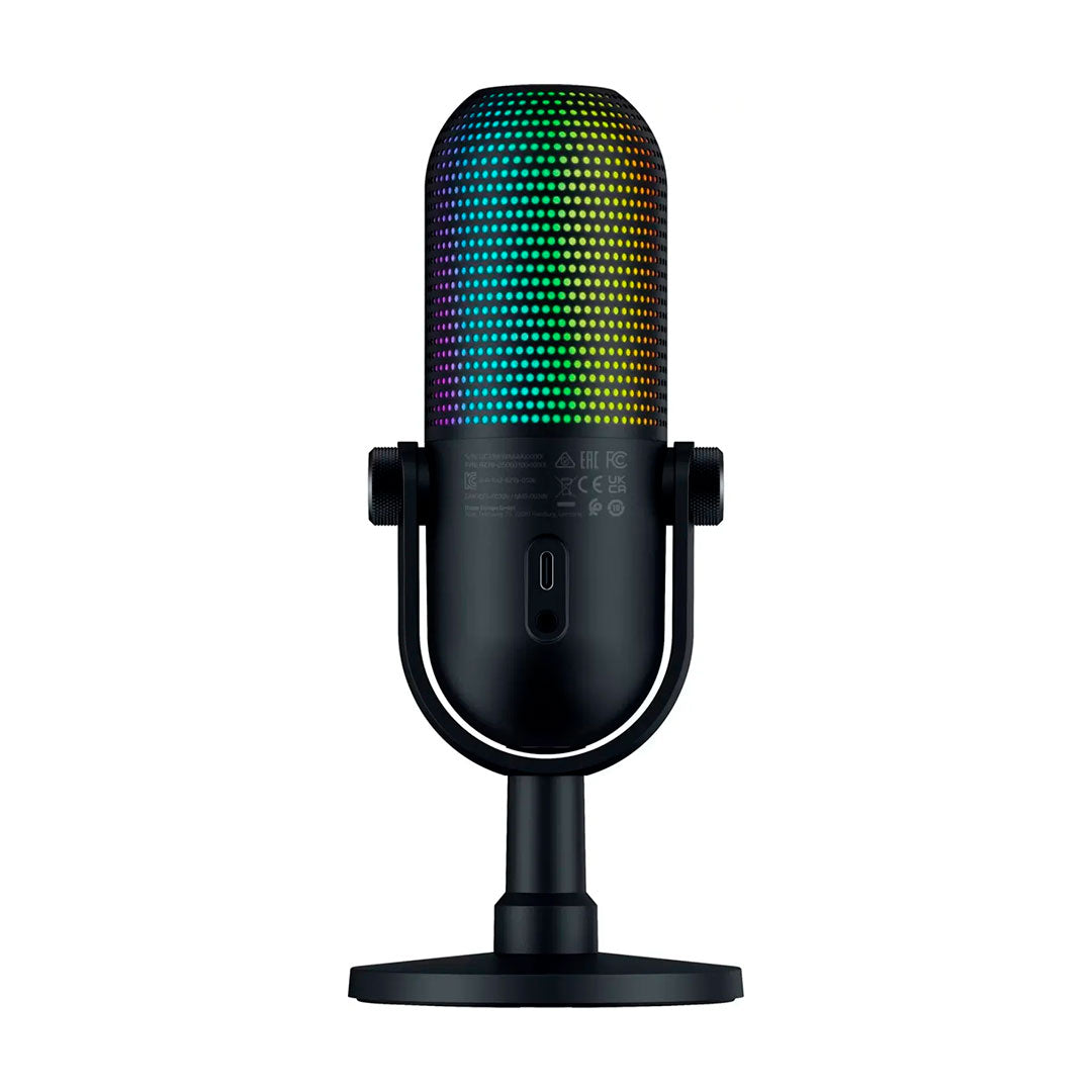RAZER Seiren V3 Chroma Microfono RGB Tactil USB Color Negro