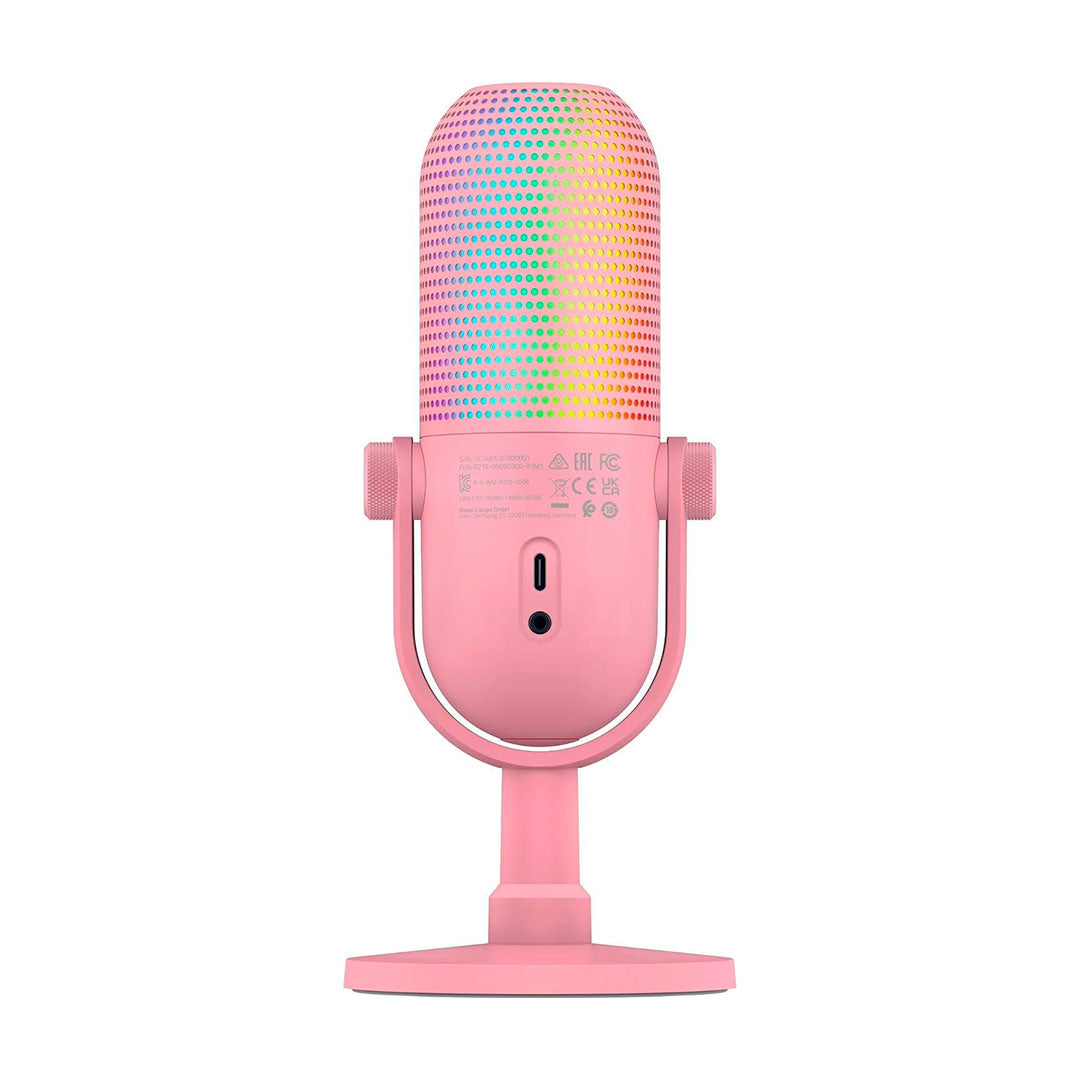 RAZER Seiren V3 Chroma Microfono RGB Tactil USB Color Quartz
