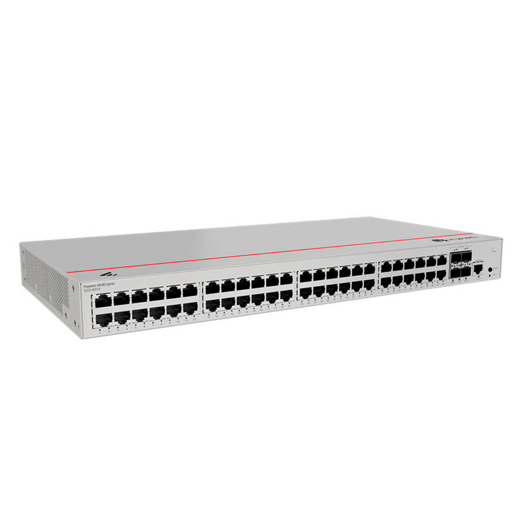 HUAWEI eKIT S220-48P4X Switch PoE 48 Puertos Gigabit 4SFP+ 10GB 380W Administrable L2