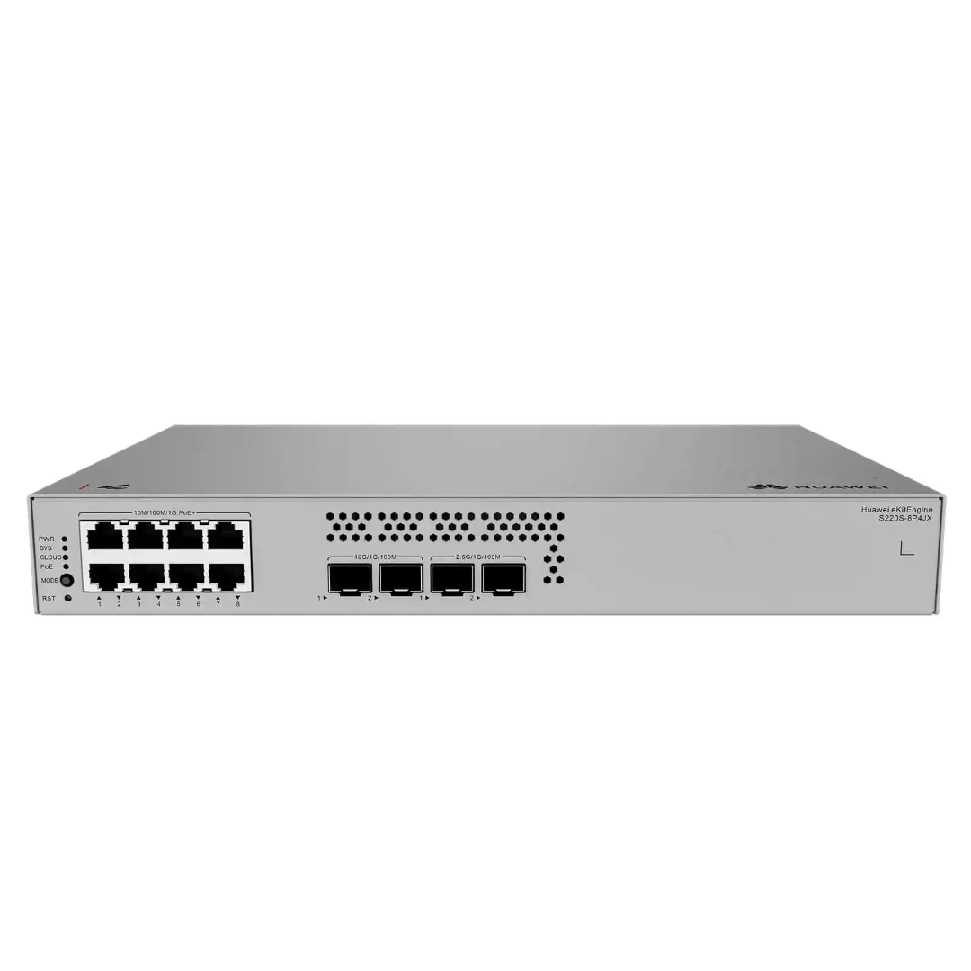 HUAWEI S220S-8P4JX Switch PoE 8 Puertos Gigabit 2SFP+ 128W L2