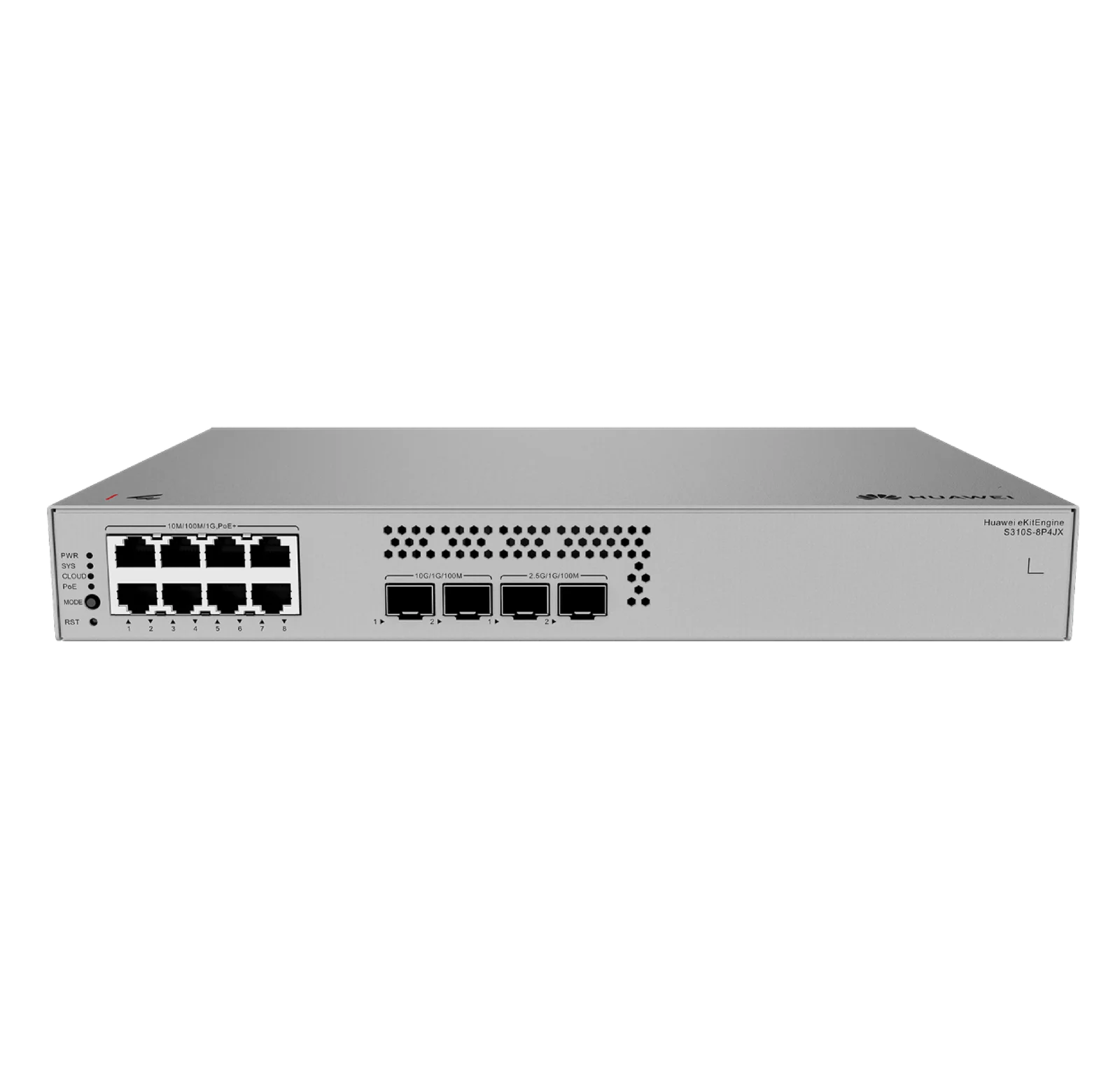 HUAWEI S310S-8P4JX Switch PoE 8 Puertos, 128W 2SFP+ 10G 2SFP, 2.5G Administrable L2