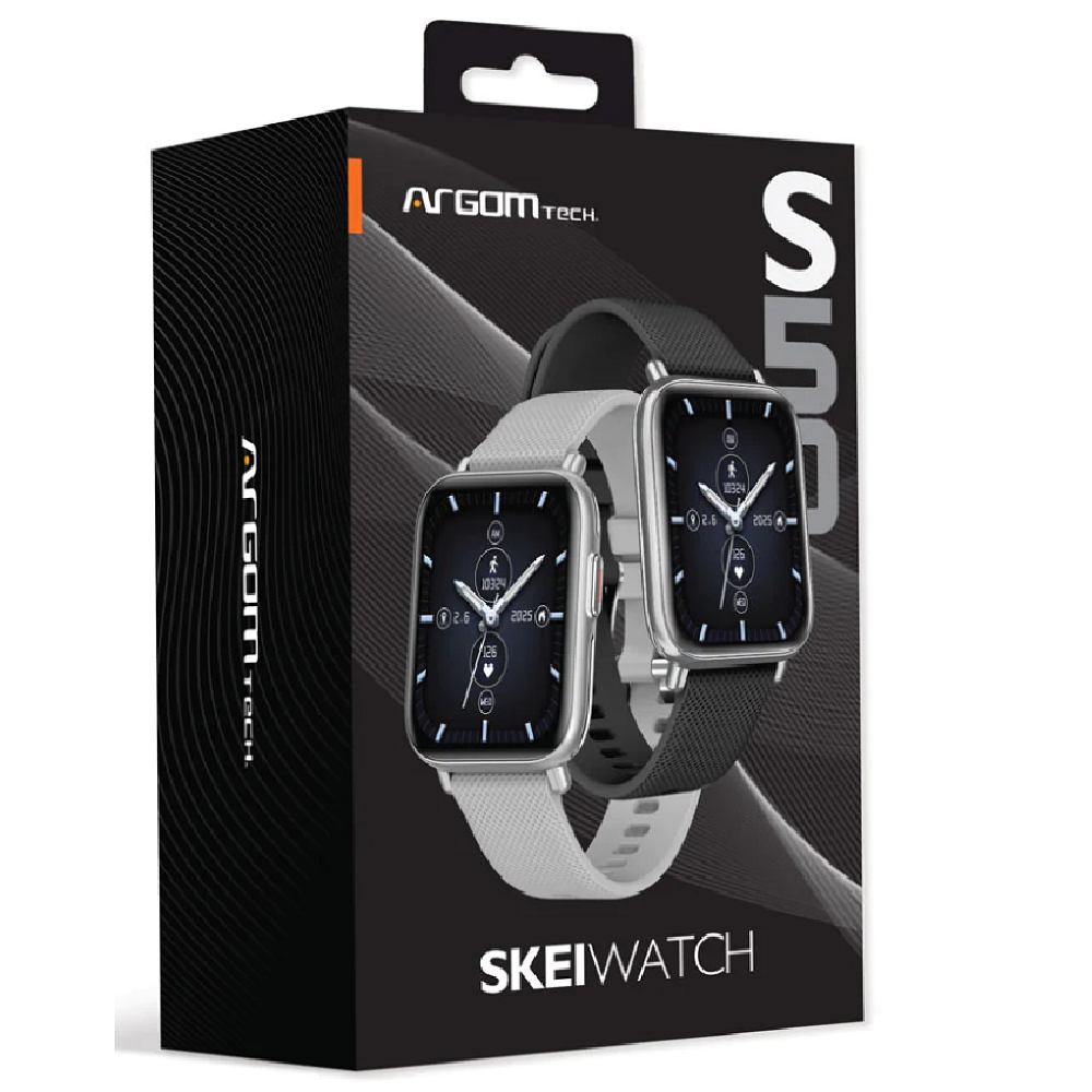 ARGOMTECH S50SL Reloj Inteligente Full Touch HD 1.7" silver ARG-WT-6050SL