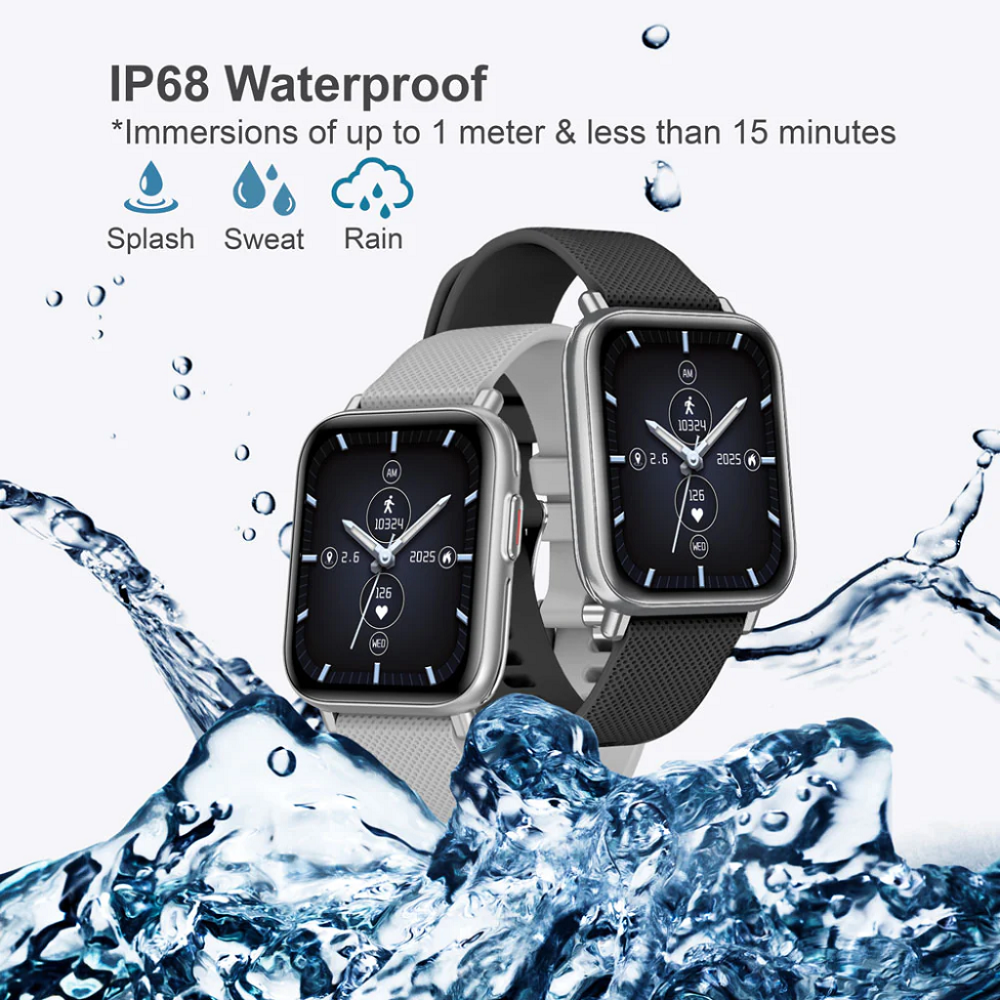 ARGOMTECH S50SL Reloj Inteligente Full Touch HD 1.7" silver ARG-WT-6050SL