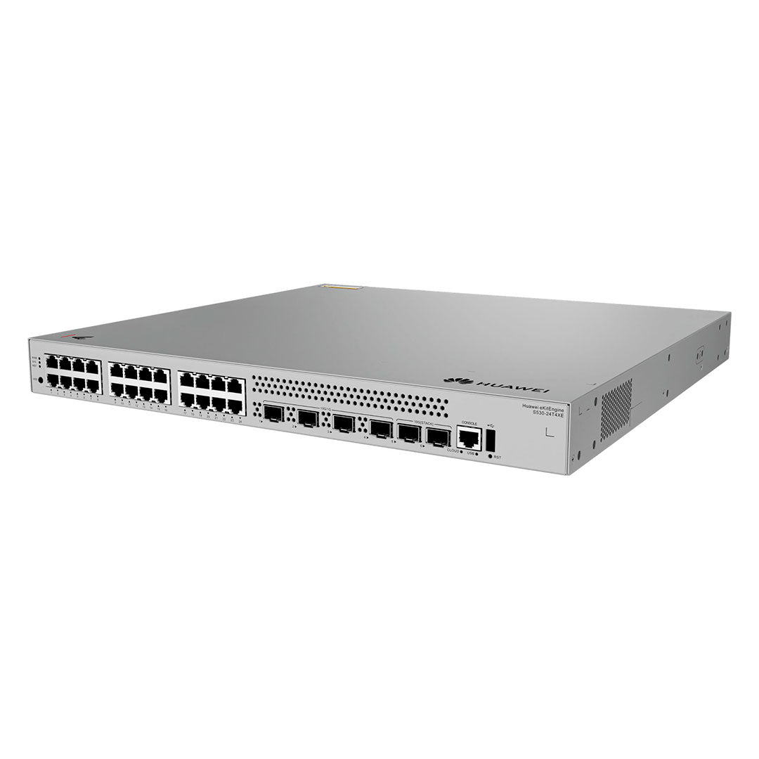HUAWEI S530-24T4XE Switch de Red 24 Puertos Gigabit 4SFP+ 2 Stack Administrable L3