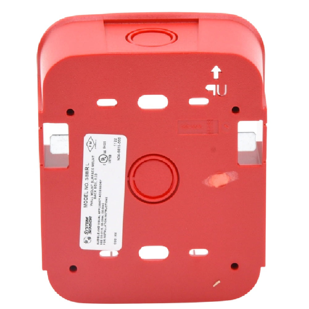 SYSTEM SENSOR SBBRL Caja de montaje para sirenas estrobo System Sensor