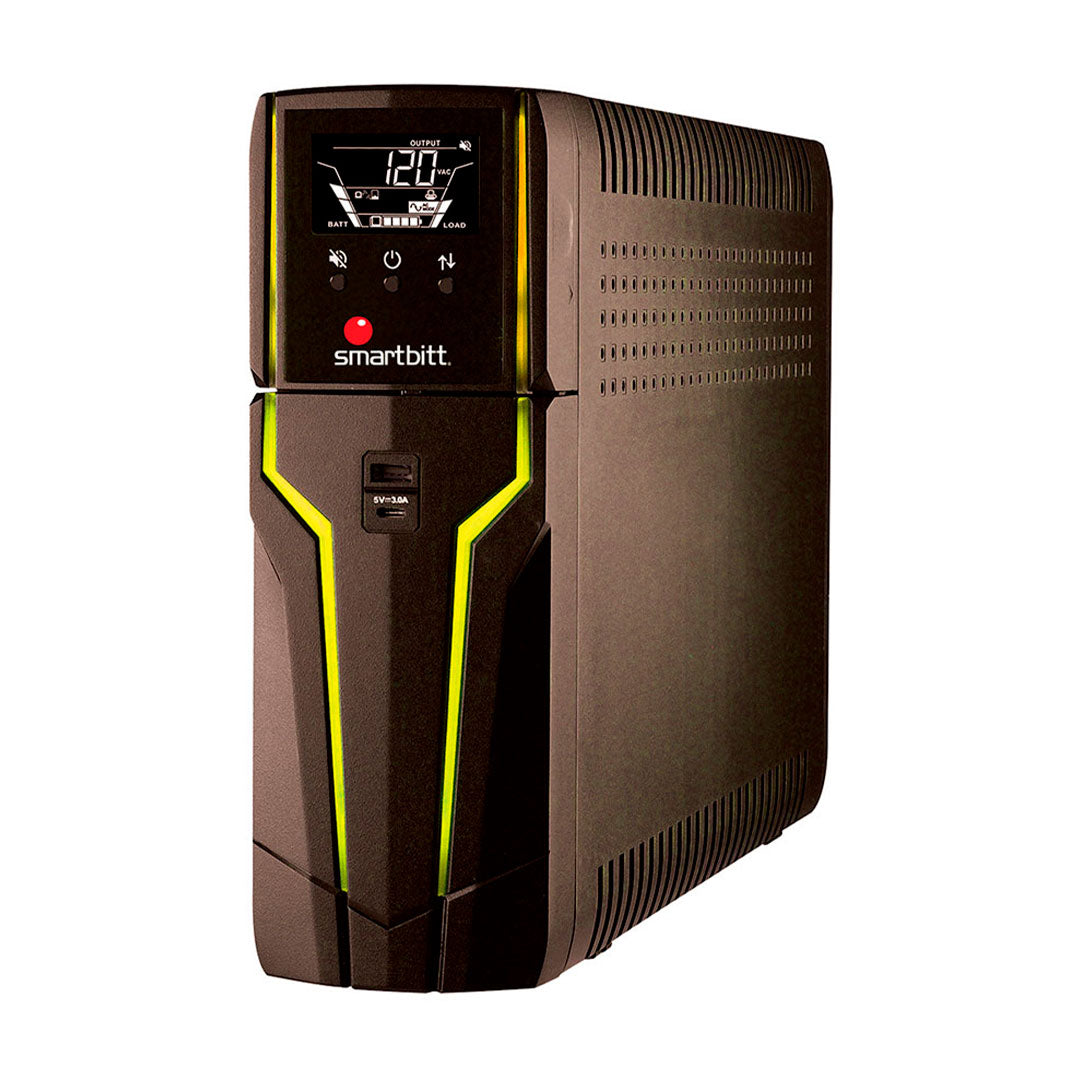 SMARTBITT SBNB1802G UPS Interactivo Smart Gamer 6 Tomas 1800VA/900W